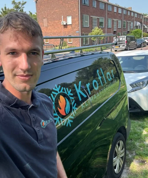 kroflar-monteur-servicebus-klimaattechniek Airco installeren Amsterdam
